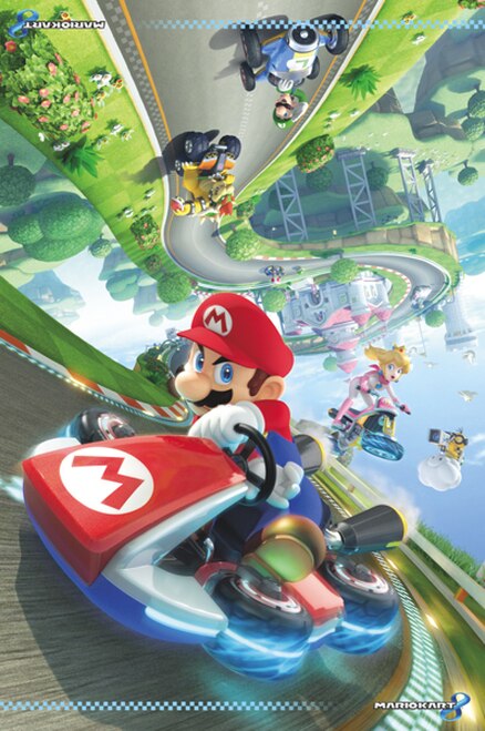 mario kart 8 poster mario kart 8 poster