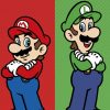 mario and luigi poster