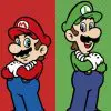 mario and luigi poster