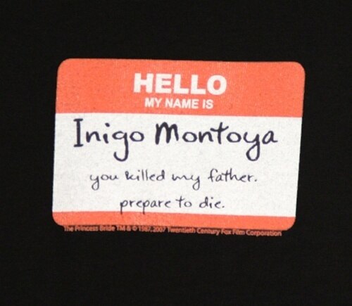 my name is inigo montoya shirt my name is inigo montoya shirt