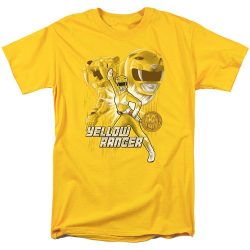 yellow power ranger tshirt