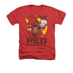 red heather t shirt