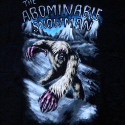 abominable snowman t shirt