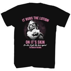 it rubs the lotion on its skin shirt