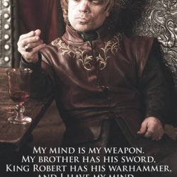 game of thrones tyrion poster