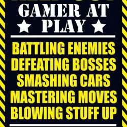 keep out gamer at play