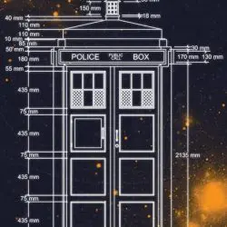 dr who tardis poster