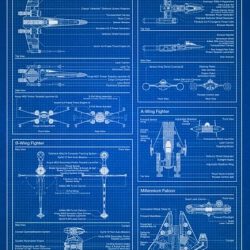 star wars blueprints poster