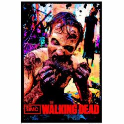 walking dead blacklight poster