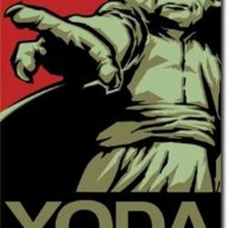 star wars poster yoda