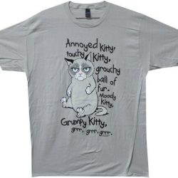 annoyed kitty t shirt