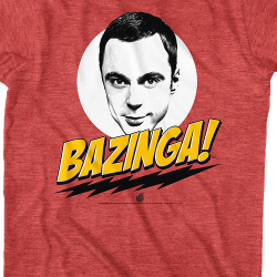 big bang theory t shirts from the show