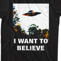 i want to believe santa poster