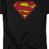 black and grey superman shirt