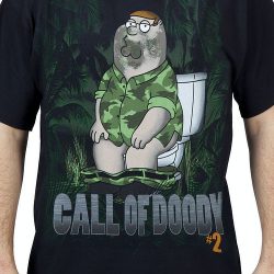 peter griffin plays call of duty