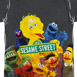 sesame street t shirts for adults