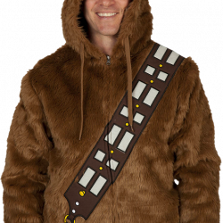 chewbacca reversible fur hoodie