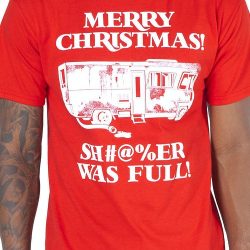 merry christmas the shitter was full t shirt