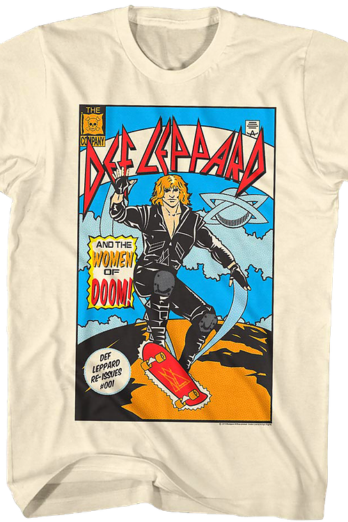 def leppard comic book t shirt def leppard comic book t shirt