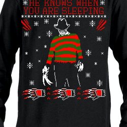 nightmare on elm street christmas sweater