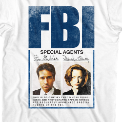 mulder and scully fbi badge