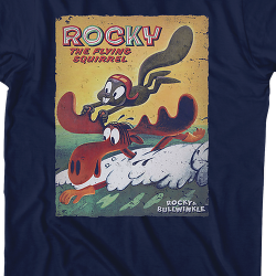 rocky and bullwinkle tshirt