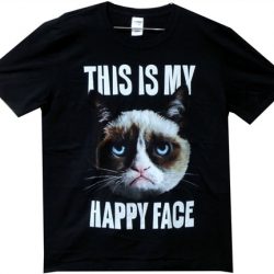 grumpy cat this is my happy face