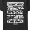 mandalorian never remove helmet