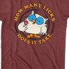 how many lick to the center of a tootsie pop