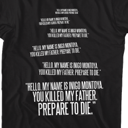 princess bride hello my name is inigo montoya quote