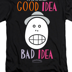 bad idea tee shirt girl