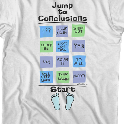 jumping to conclusions mat