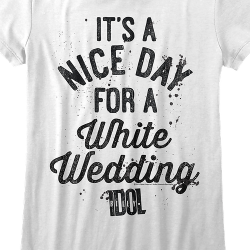 it's a nice day for a white wedding lyrics