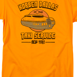 korben dallas orange shirt