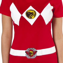 womens red power ranger costume