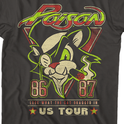 poison concert t shirts