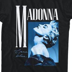 madonna true blue tshirt