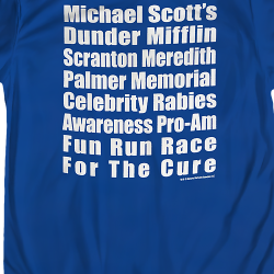 michael scott fun run tshirt