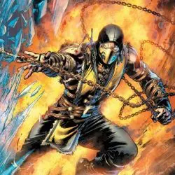 mortal kombat scorpion poster