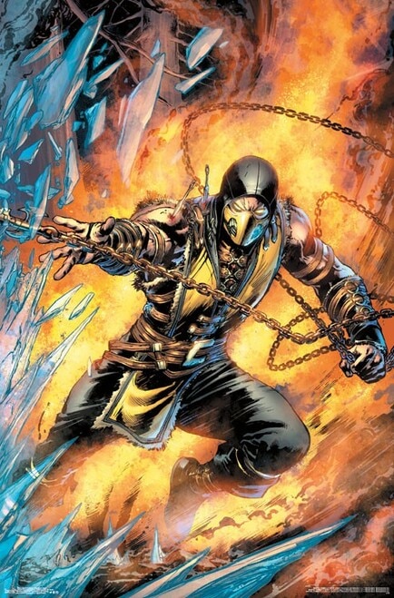 mortal kombat scorpion poster mortal kombat scorpion poster