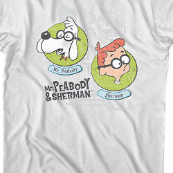 mr peabody and sherman t shirts