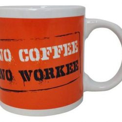 no coffee no workee mug