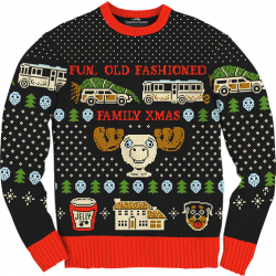 randy quaid christmas sweater
