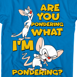 pinky and the brain are you pondering what im pondering