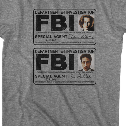 mulder and scully badges