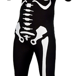 skeleton costume with extra bone