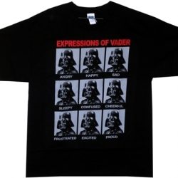 expressions of vader t shirt