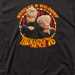 waldorf and statler tshirt