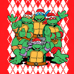 ugly christmas sweaters ninja turtles