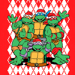 ninja turtles holiday sweater